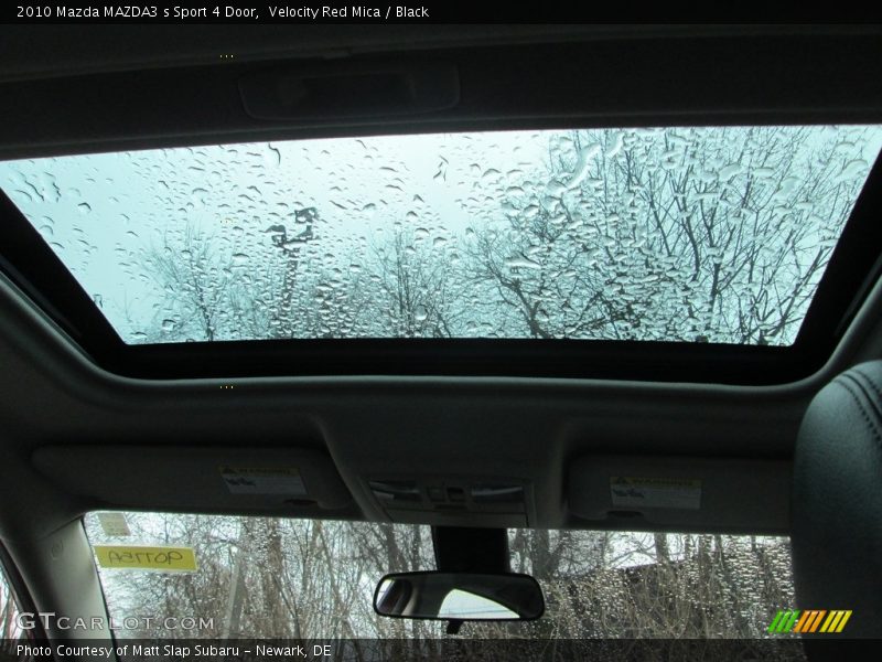Velocity Red Mica / Black 2010 Mazda MAZDA3 s Sport 4 Door