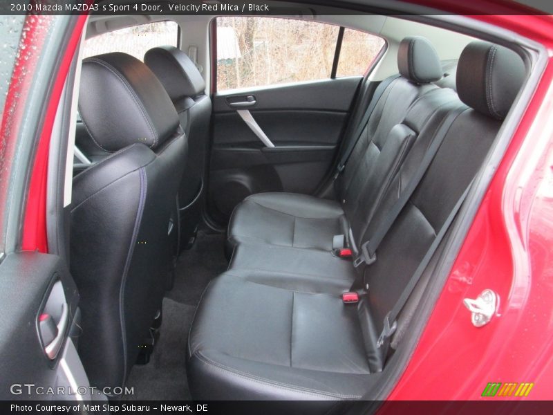 Velocity Red Mica / Black 2010 Mazda MAZDA3 s Sport 4 Door