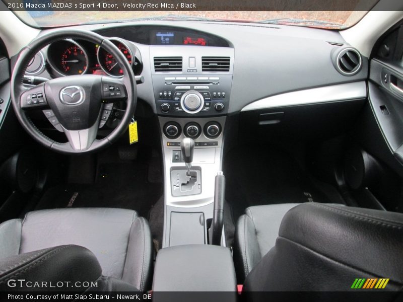 Velocity Red Mica / Black 2010 Mazda MAZDA3 s Sport 4 Door
