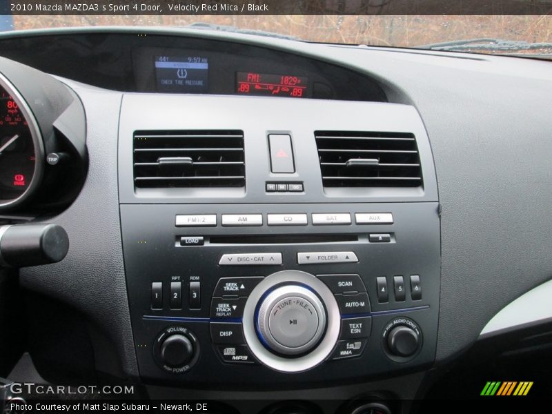 Velocity Red Mica / Black 2010 Mazda MAZDA3 s Sport 4 Door