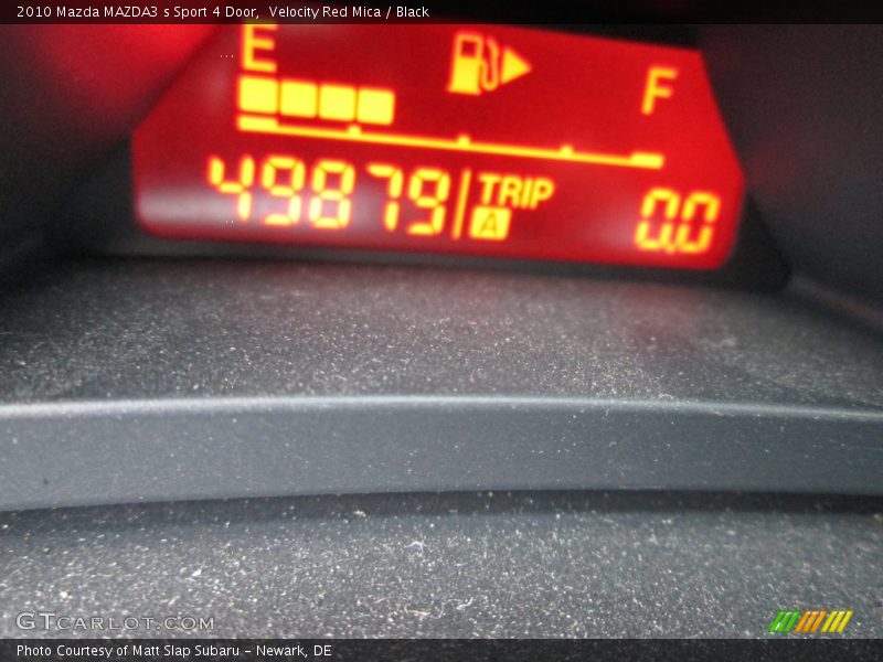 Velocity Red Mica / Black 2010 Mazda MAZDA3 s Sport 4 Door