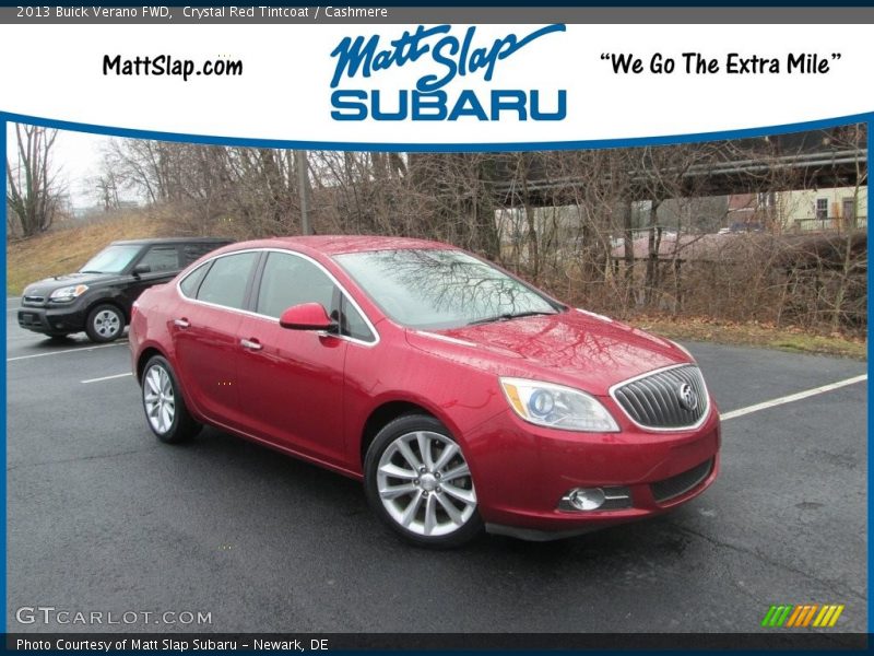 Crystal Red Tintcoat / Cashmere 2013 Buick Verano FWD