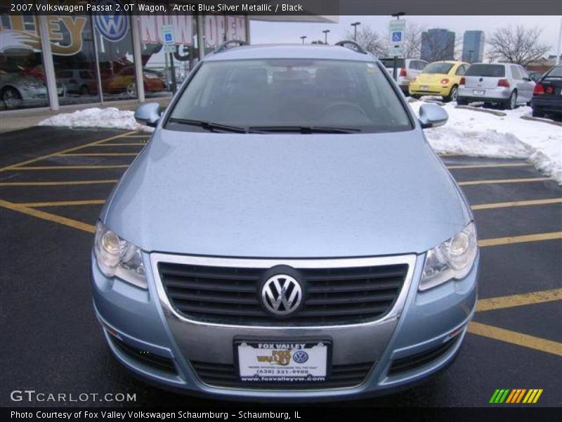 Arctic Blue Silver Metallic / Black 2007 Volkswagen Passat 2.0T Wagon