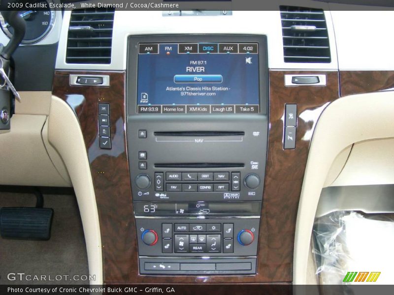 White Diamond / Cocoa/Cashmere 2009 Cadillac Escalade
