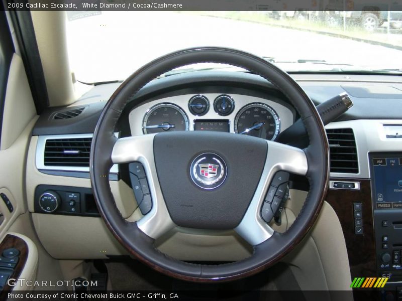 White Diamond / Cocoa/Cashmere 2009 Cadillac Escalade