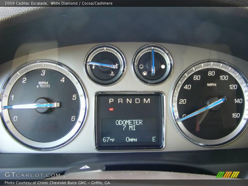 White Diamond / Cocoa/Cashmere 2009 Cadillac Escalade