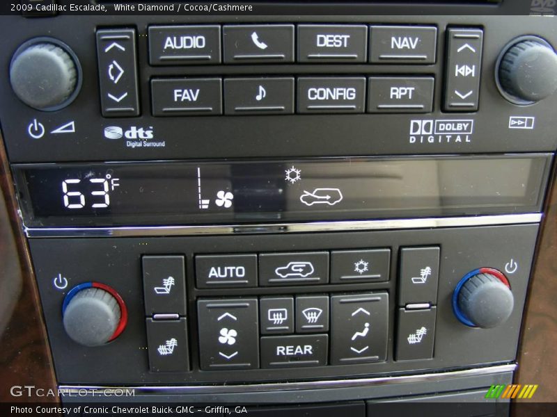 White Diamond / Cocoa/Cashmere 2009 Cadillac Escalade