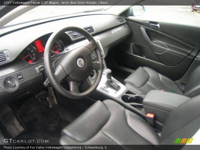 Arctic Blue Silver Metallic / Black 2007 Volkswagen Passat 2.0T Wagon