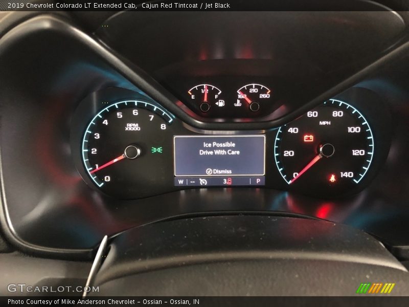 Cajun Red Tintcoat / Jet Black 2019 Chevrolet Colorado LT Extended Cab