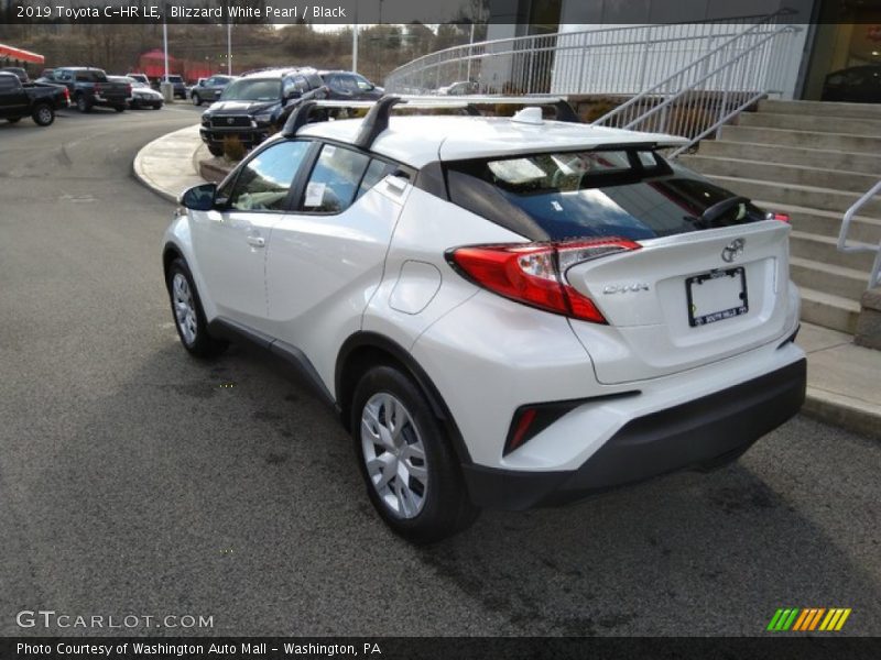 Blizzard White Pearl / Black 2019 Toyota C-HR LE