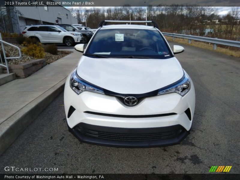 Blizzard White Pearl / Black 2019 Toyota C-HR LE