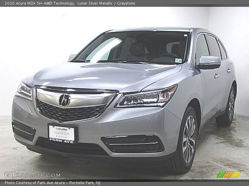 Lunar Silver Metallic / Graystone 2016 Acura MDX SH-AWD Technology