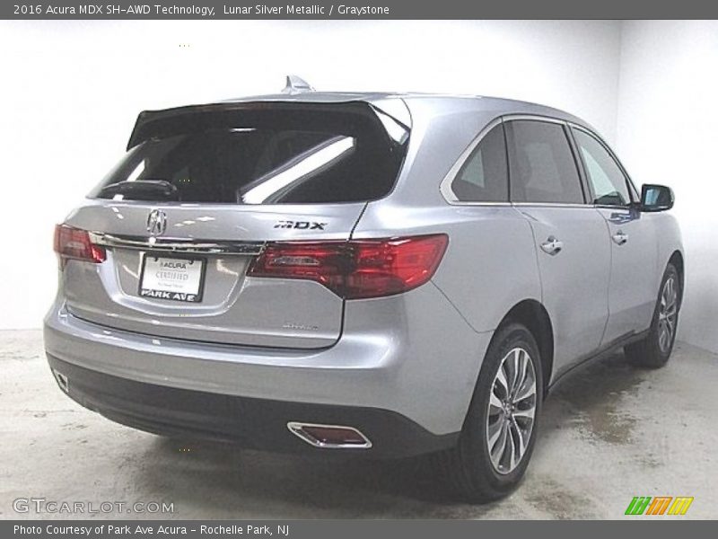 Lunar Silver Metallic / Graystone 2016 Acura MDX SH-AWD Technology