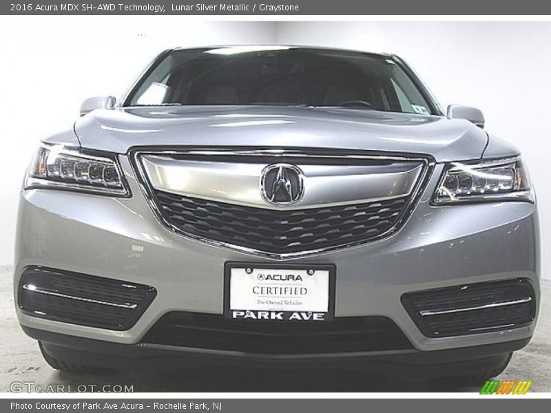 Lunar Silver Metallic / Graystone 2016 Acura MDX SH-AWD Technology