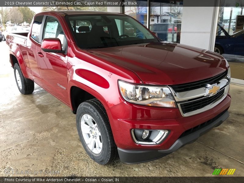 Cajun Red Tintcoat / Jet Black 2019 Chevrolet Colorado LT Extended Cab
