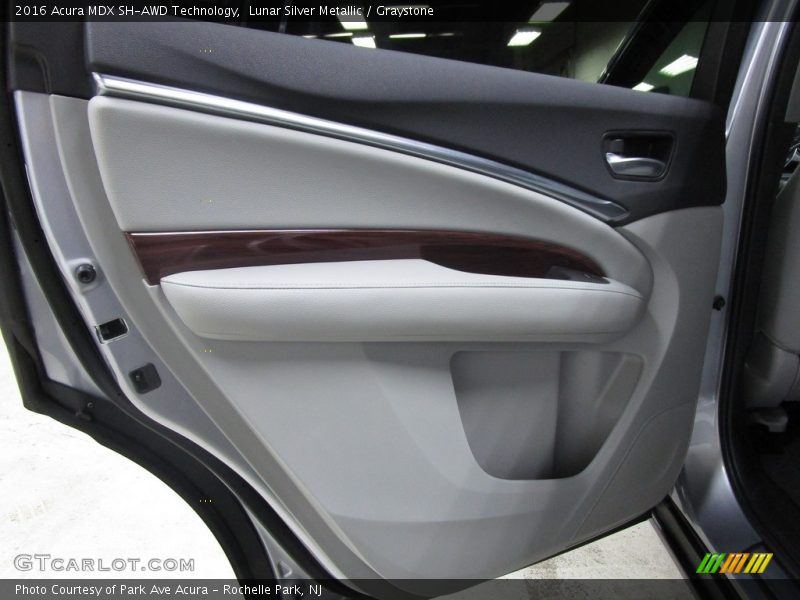 Lunar Silver Metallic / Graystone 2016 Acura MDX SH-AWD Technology