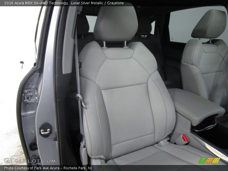 Lunar Silver Metallic / Graystone 2016 Acura MDX SH-AWD Technology