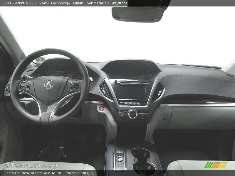 Lunar Silver Metallic / Graystone 2016 Acura MDX SH-AWD Technology