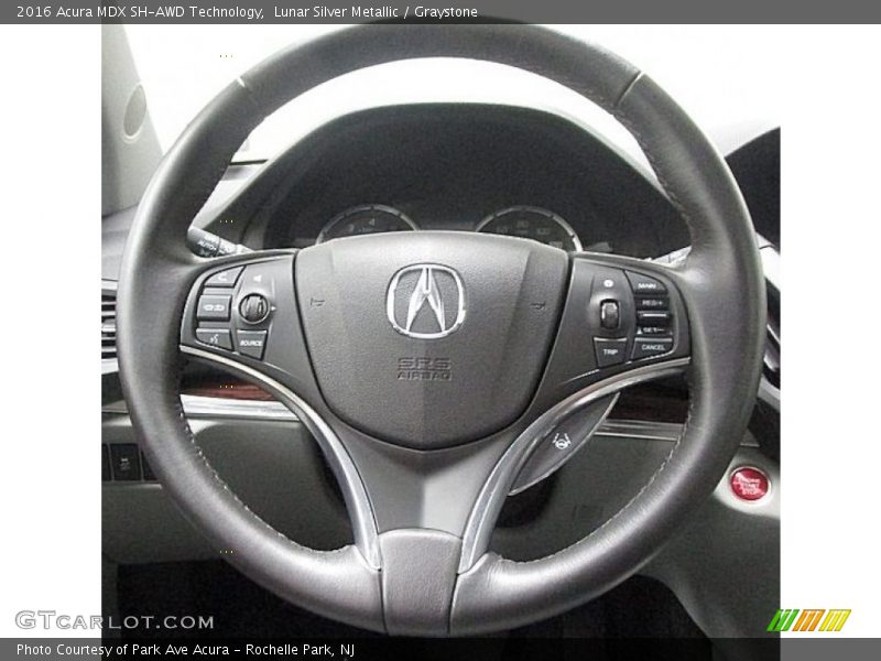 Lunar Silver Metallic / Graystone 2016 Acura MDX SH-AWD Technology