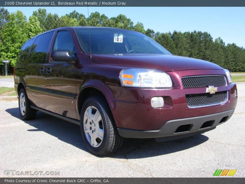 Bordeaux Red Metallic / Medium Gray 2008 Chevrolet Uplander LS