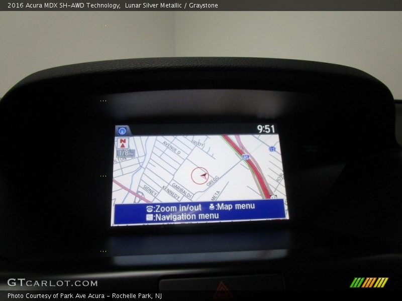 Lunar Silver Metallic / Graystone 2016 Acura MDX SH-AWD Technology