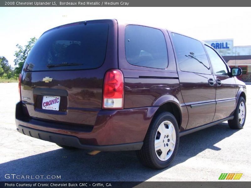 Bordeaux Red Metallic / Medium Gray 2008 Chevrolet Uplander LS