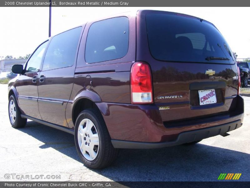 Bordeaux Red Metallic / Medium Gray 2008 Chevrolet Uplander LS