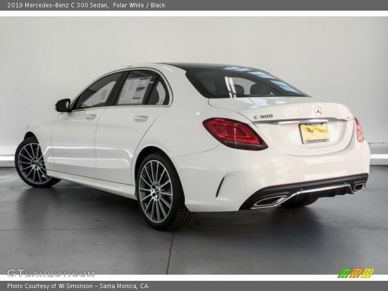 Polar White / Black 2019 Mercedes-Benz C 300 Sedan