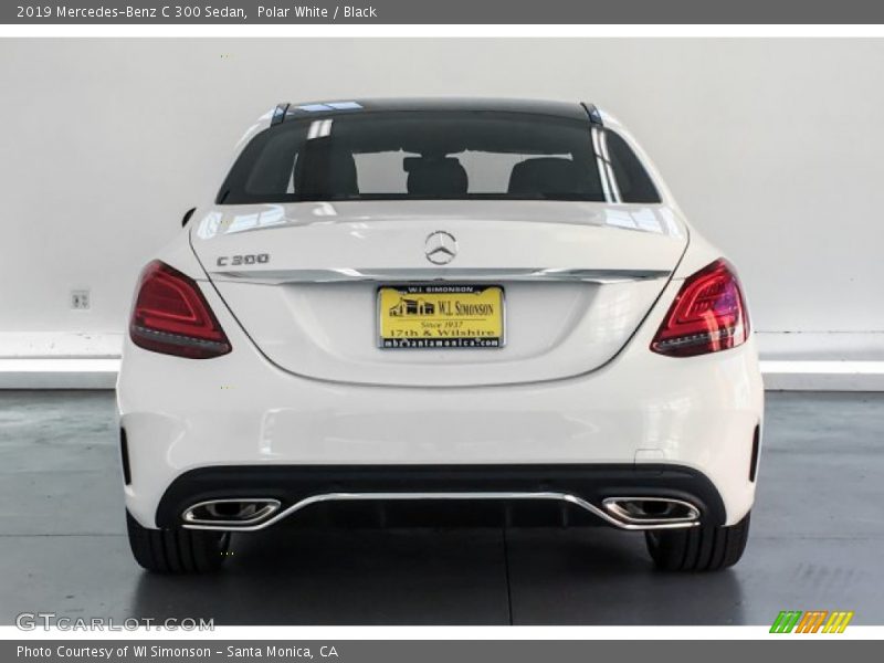 Polar White / Black 2019 Mercedes-Benz C 300 Sedan