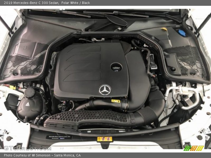 Polar White / Black 2019 Mercedes-Benz C 300 Sedan