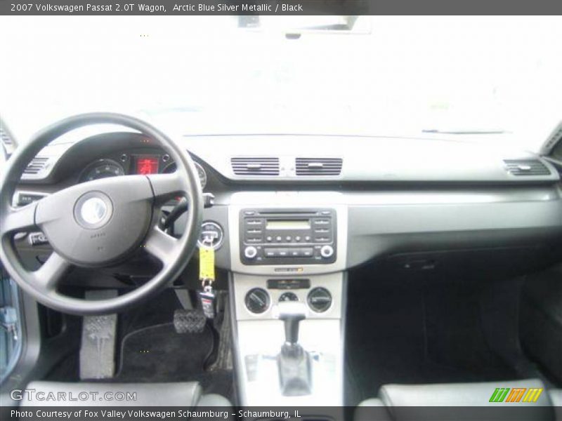 Arctic Blue Silver Metallic / Black 2007 Volkswagen Passat 2.0T Wagon
