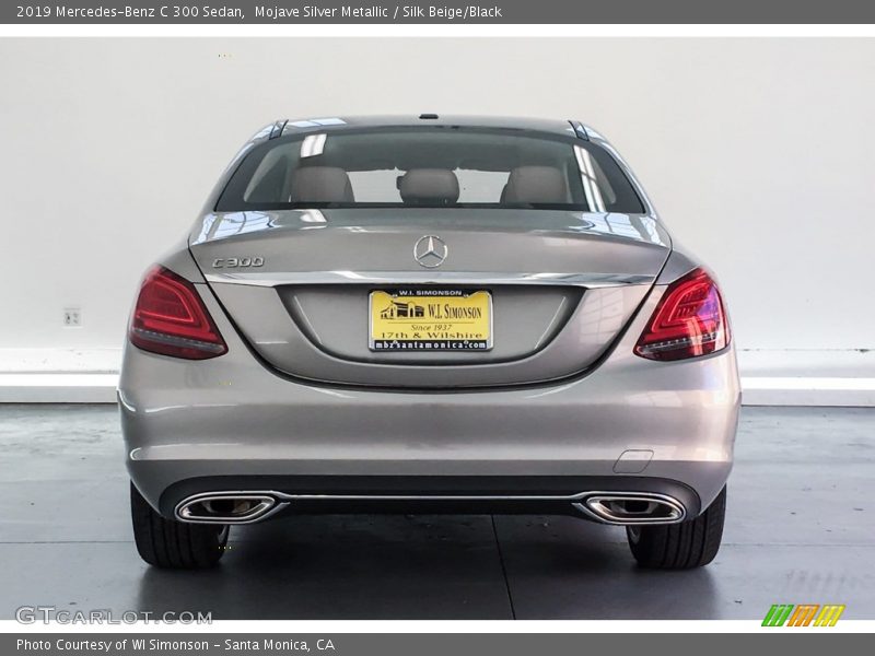 Mojave Silver Metallic / Silk Beige/Black 2019 Mercedes-Benz C 300 Sedan