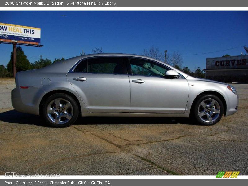 Silverstone Metallic / Ebony 2008 Chevrolet Malibu LT Sedan