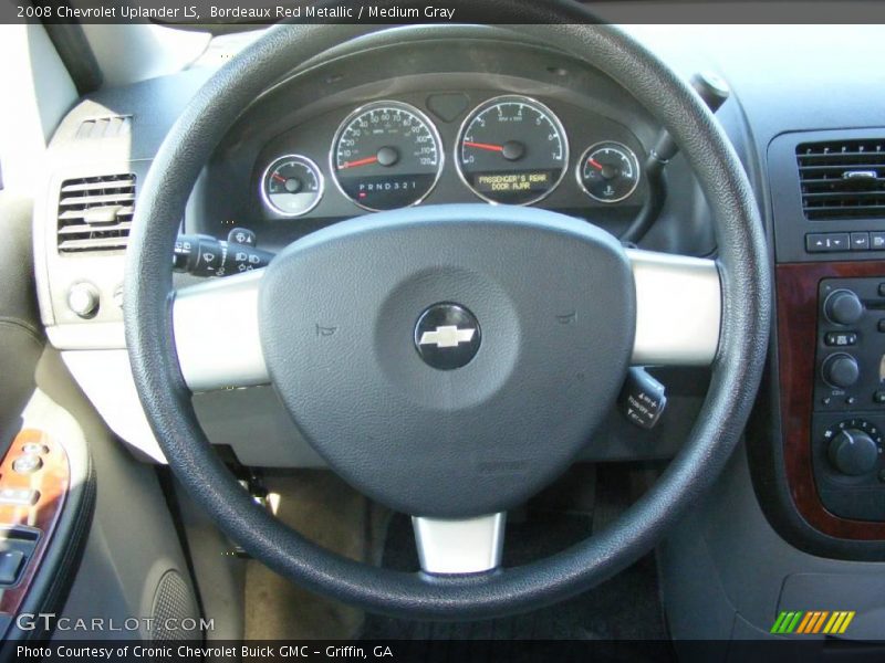 Bordeaux Red Metallic / Medium Gray 2008 Chevrolet Uplander LS