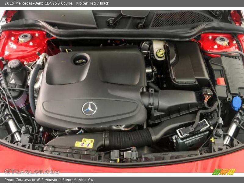 Jupiter Red / Black 2019 Mercedes-Benz CLA 250 Coupe
