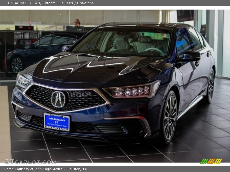 Fathom Blue Pearl / Graystone 2019 Acura RLX FWD
