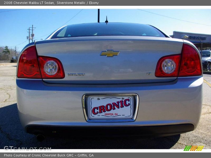 Silverstone Metallic / Ebony 2008 Chevrolet Malibu LT Sedan