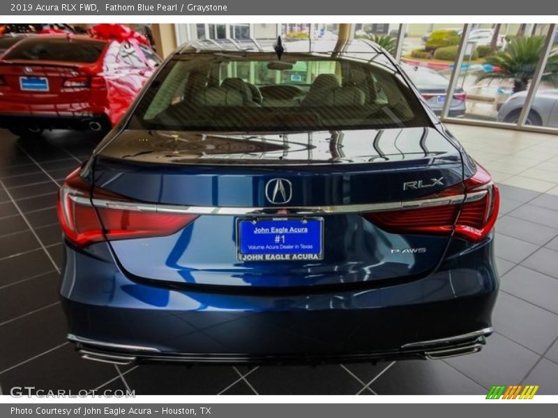 Fathom Blue Pearl / Graystone 2019 Acura RLX FWD