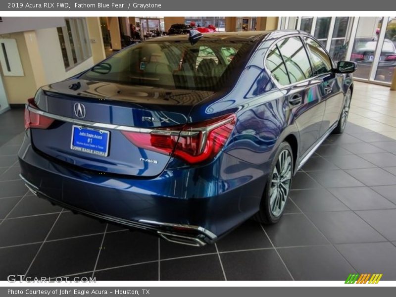 Fathom Blue Pearl / Graystone 2019 Acura RLX FWD