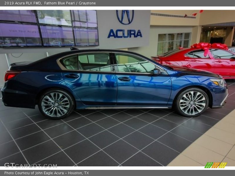Fathom Blue Pearl / Graystone 2019 Acura RLX FWD