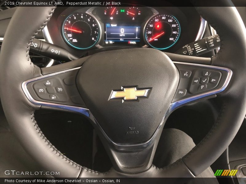 Pepperdust Metallic / Jet Black 2019 Chevrolet Equinox LT AWD