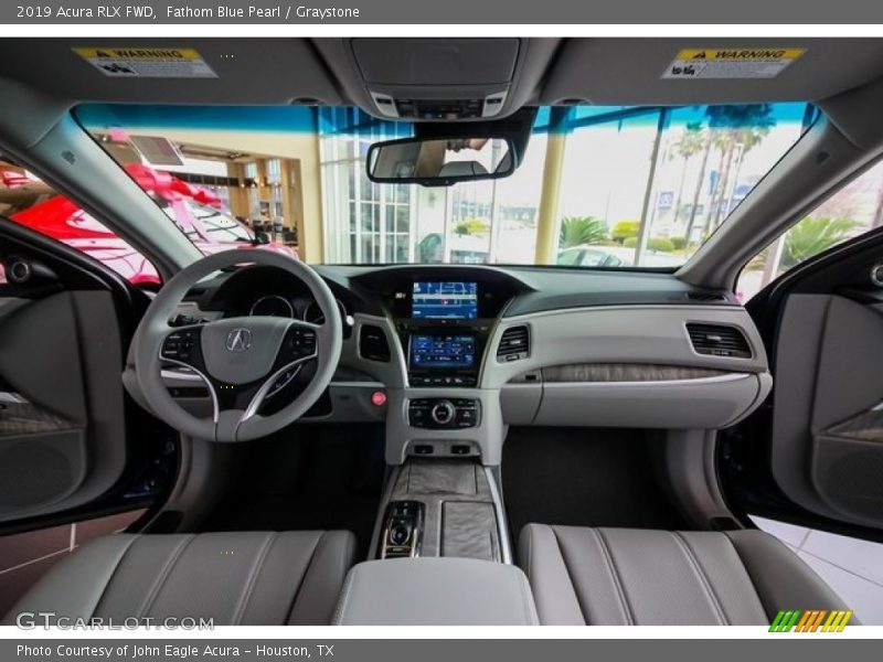 Fathom Blue Pearl / Graystone 2019 Acura RLX FWD