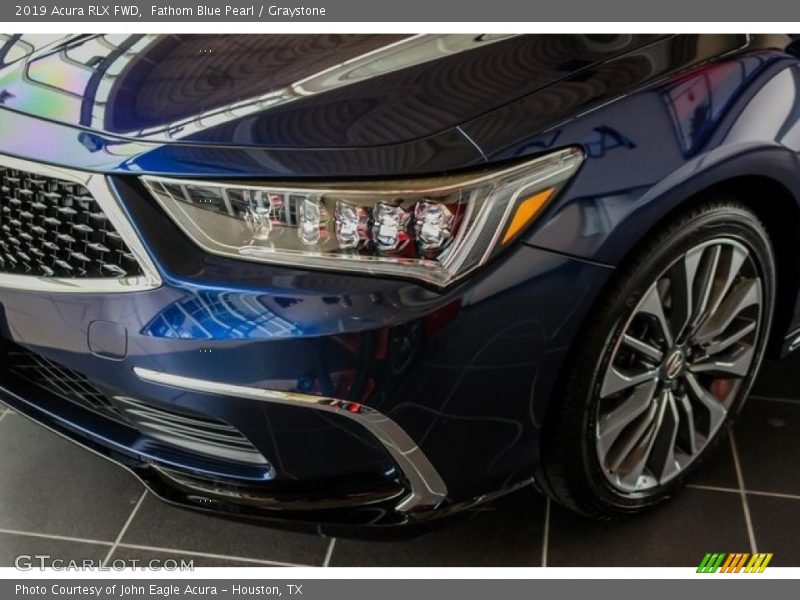 Fathom Blue Pearl / Graystone 2019 Acura RLX FWD