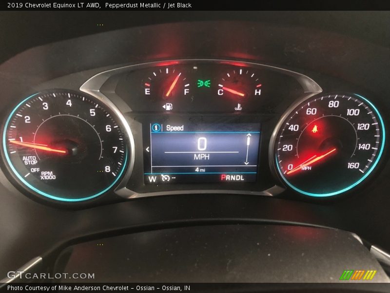 Pepperdust Metallic / Jet Black 2019 Chevrolet Equinox LT AWD