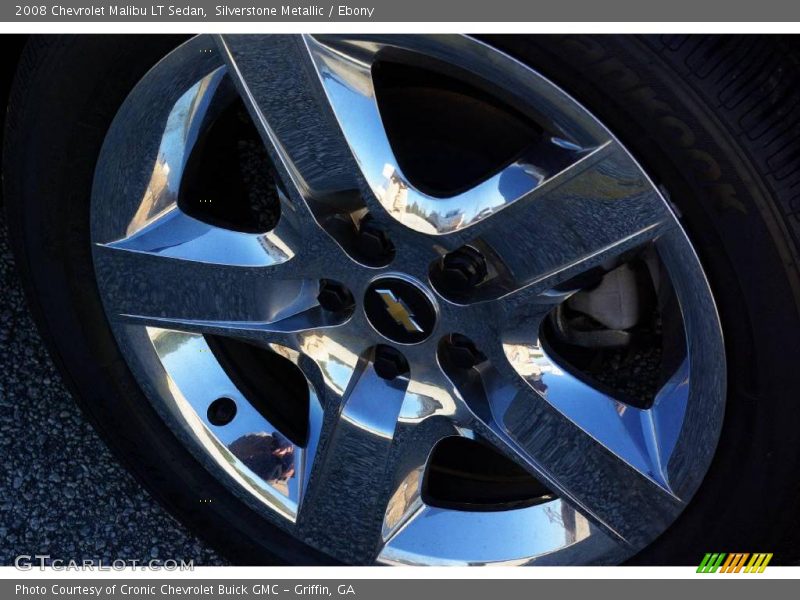 Silverstone Metallic / Ebony 2008 Chevrolet Malibu LT Sedan