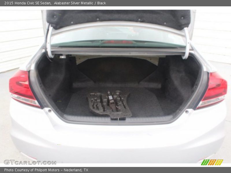 Alabaster Silver Metallic / Black 2015 Honda Civic SE Sedan