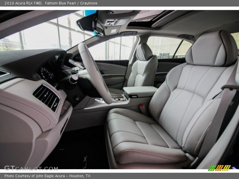 Fathom Blue Pearl / Graystone 2019 Acura RLX FWD