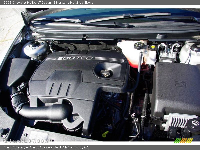 Silverstone Metallic / Ebony 2008 Chevrolet Malibu LT Sedan