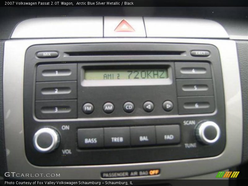 Arctic Blue Silver Metallic / Black 2007 Volkswagen Passat 2.0T Wagon
