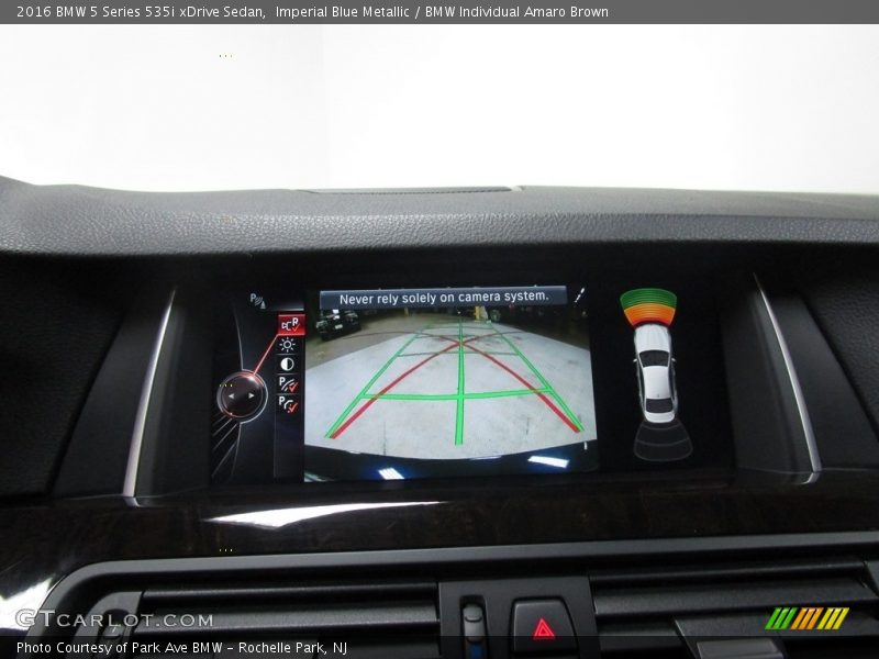 Imperial Blue Metallic / BMW Individual Amaro Brown 2016 BMW 5 Series 535i xDrive Sedan